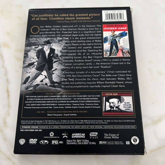 CITIZEN KANE ORSON WELLES TWO-DISC SPECIAL EDITION - Picture 5 of 11